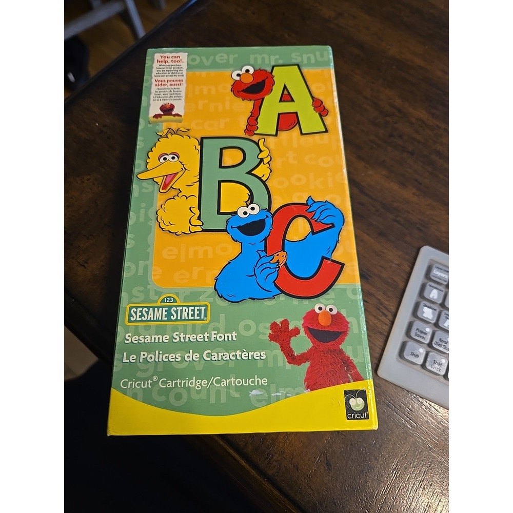 Cricut Cartridge Sesame Street Font